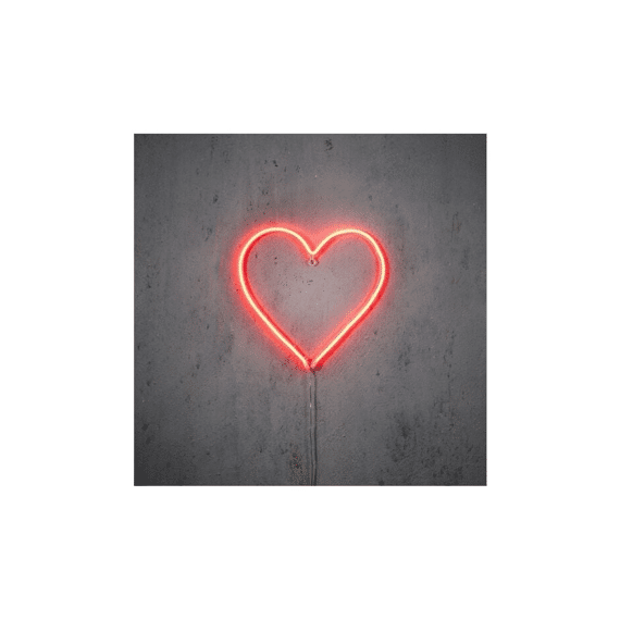 Neon Light Hart Rood Led L33xb2xh33cm