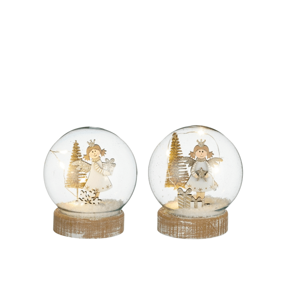 Decobal Engel Champagne Fsc Mix - L10xb10xh11cm Assortiment Prijs Per Stuk