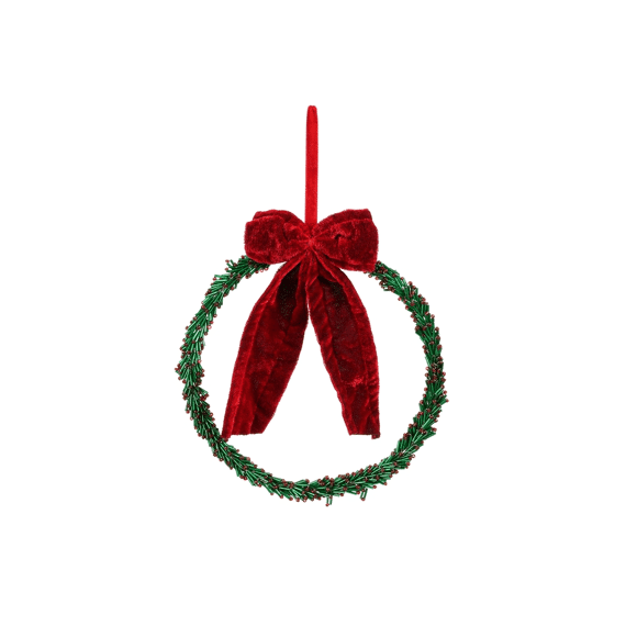 Ornament Cirkel Groen - H2xd20cm