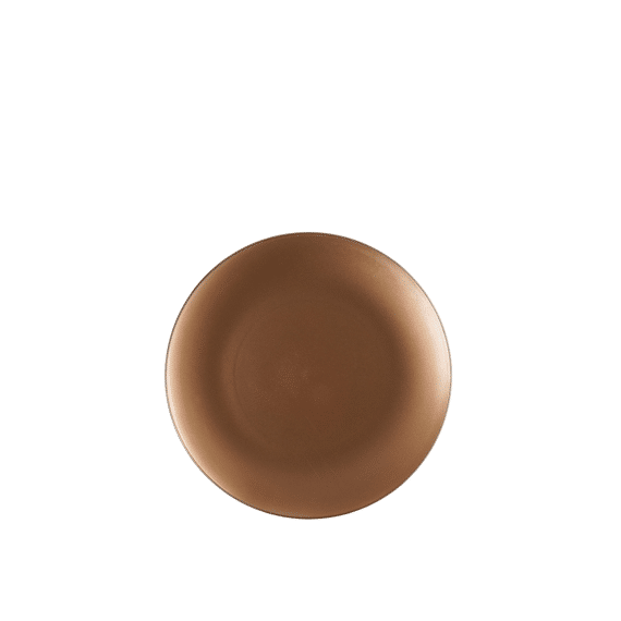 Mila Decoratie Bord Recycled Plastic Brons - H2xd33cm