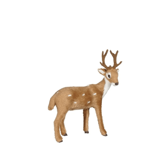 Decoratie Rendier Bruin - L15xb6xh15,5cm