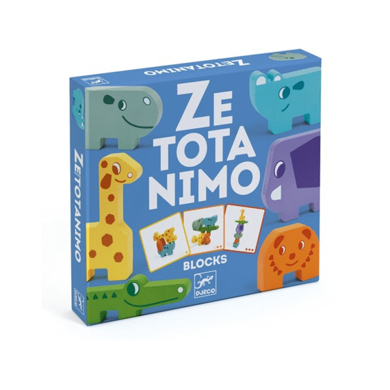 Djeco Stapelblokken Ze Totanimo 6st Spel 23x21x3cm