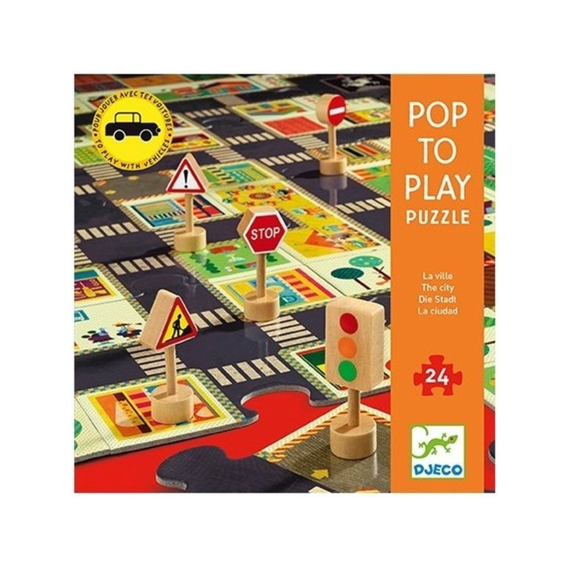 Djeco Puzzel 24st De Stad