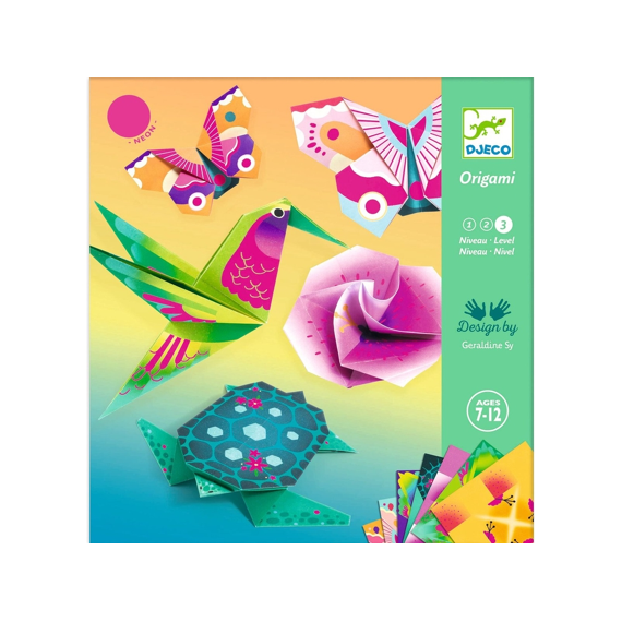 Djeco Origami Tropical 20x20cm