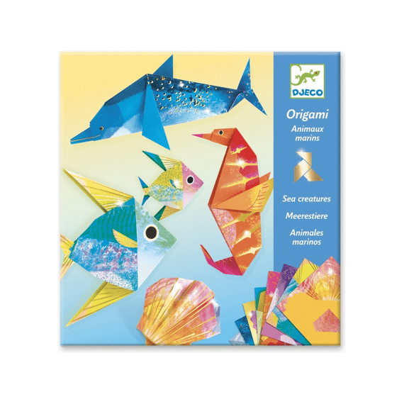 Djeco Origami Zeedieren 20x20cm