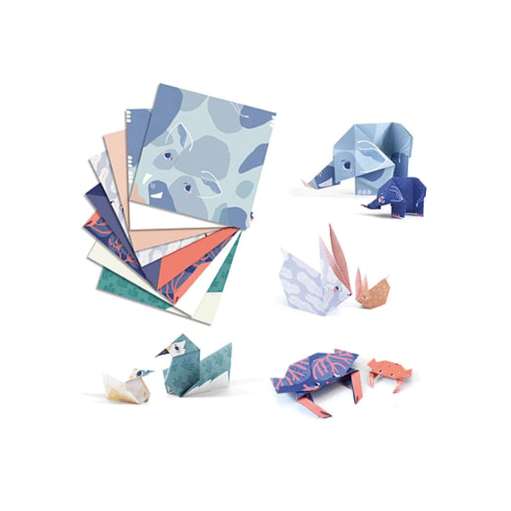 Djeco Origami Dieren 22x23cm