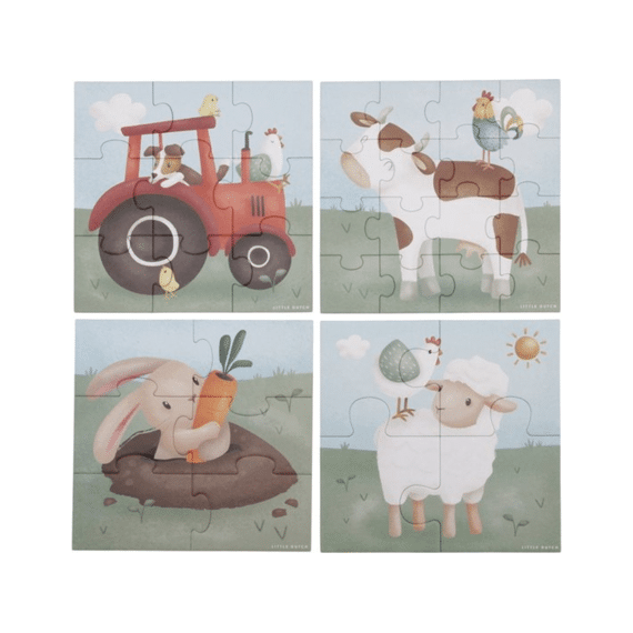 Little Dutch 4 In 1 Puzzel Fsc Little Farm