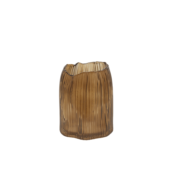 Vaas Millerighe H22.5xd17.5cm Bruin
