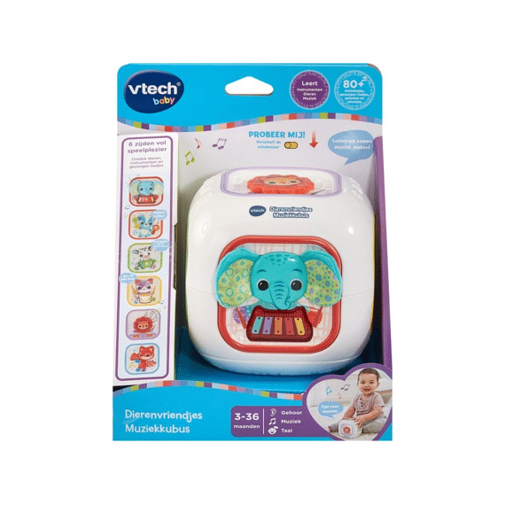 Vtech 574123 Dierenvriendjes Muziekkubus