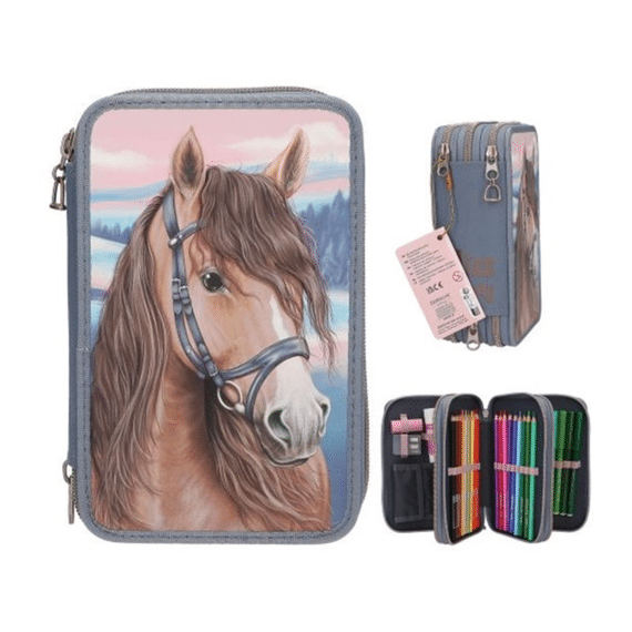 Miss Melody 3-vaks Etui Met 3d Effect