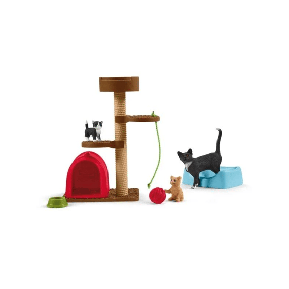 Schleich Farm World Kattenpaal Met 3 Katten