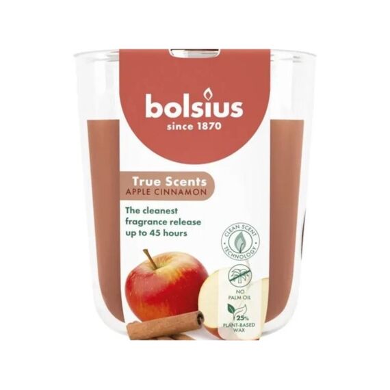 Bolsius Geurglas 97/85 True Scents Apple Cinnamon