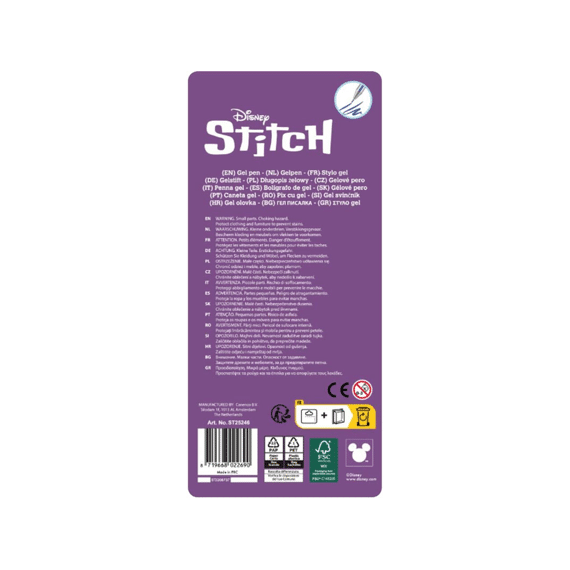 Uitwisbare Gelpen Disney Stitch 3st