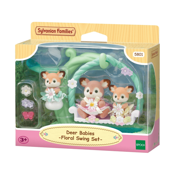 Sylvanian Families Baby Hertjes Bloemenschommel