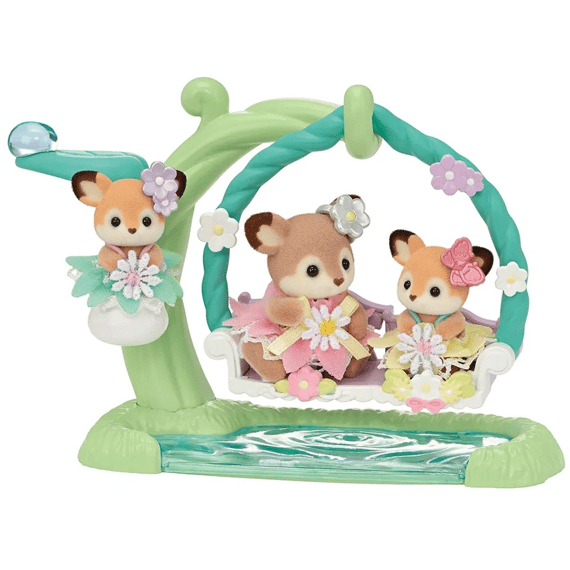 Sylvanian Families Baby Hertjes Bloemenschommel