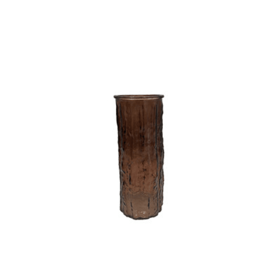 Glass Vase Juliëtte H20cm Brown