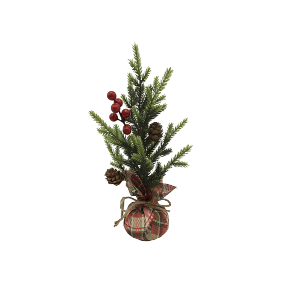 Tree In Xms Packing 30cm Green/red