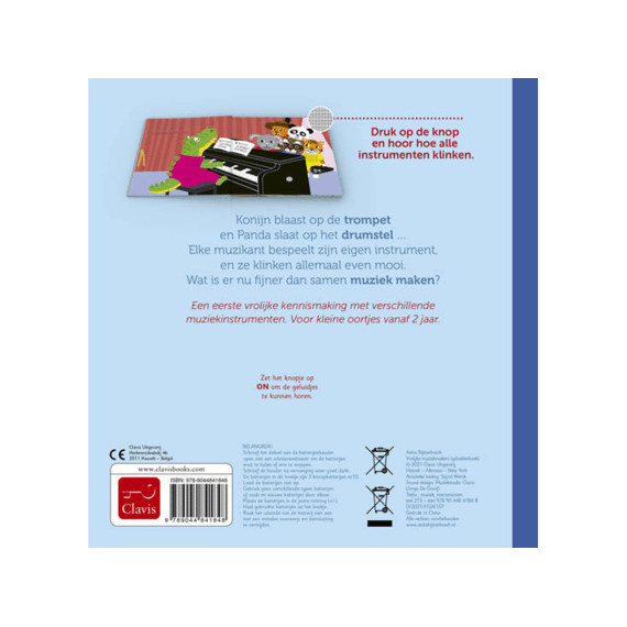 Geluidenboekje Vrolijke Muziekmakers