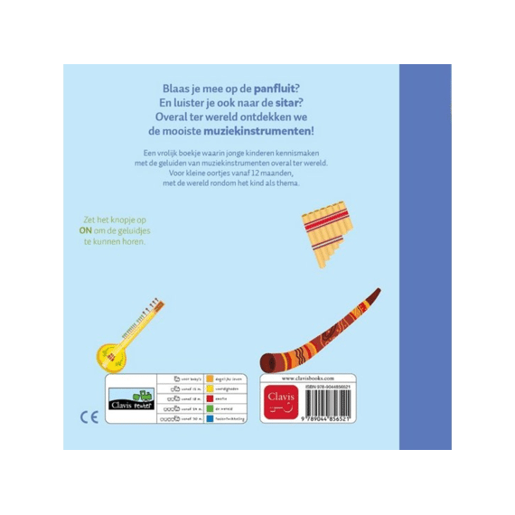 Geluidenboekje: Nog Meer Muziekinstrumenten Van Overal
