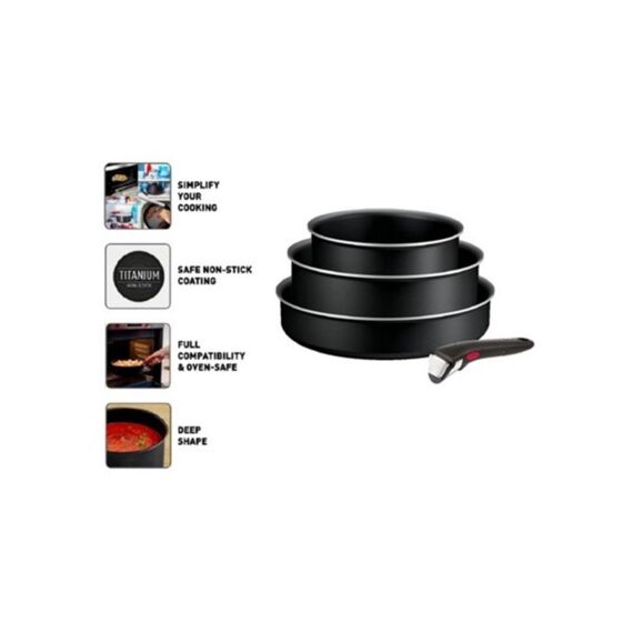 Tefal L3129302 Ingenio Generous Cook Pannenset 4 Stuks