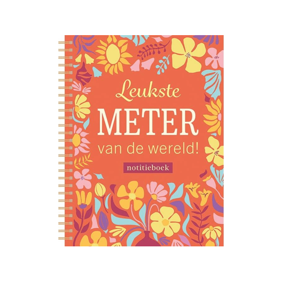 Notitieboek Leukste Meter Van De Wereld!