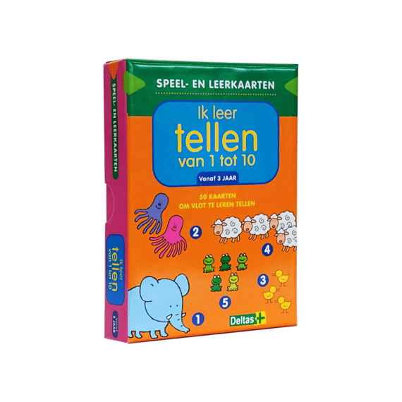 Speel- En Leerkaarten: Ik Leer Tellen Van 1 Tot 10 