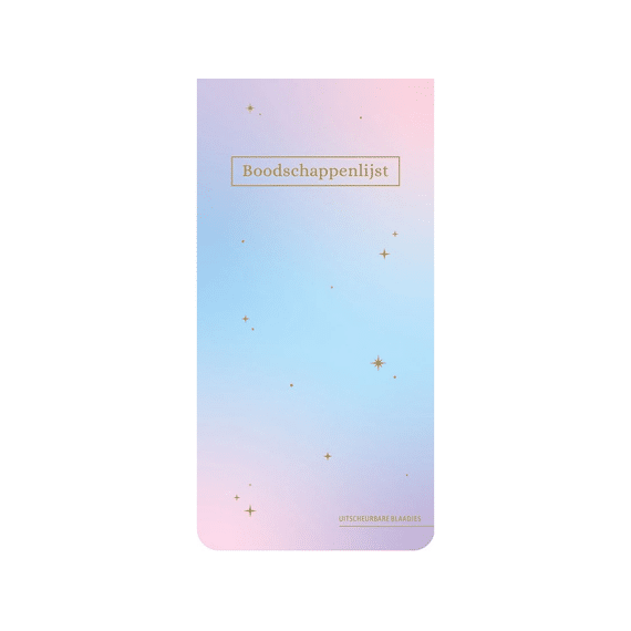 Paperstore Boodschappenlijstje Pastel Galaxy