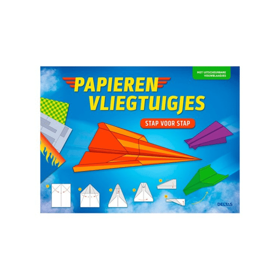 Papieren Vliegtuigjes - Stap Voor Stap