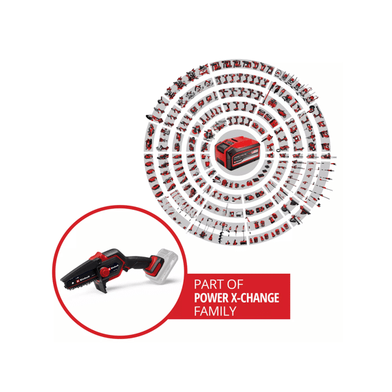 Einhell Kettingzaag Mini Accu Ge-ps 18/25 Li Bl Solo Power X-change