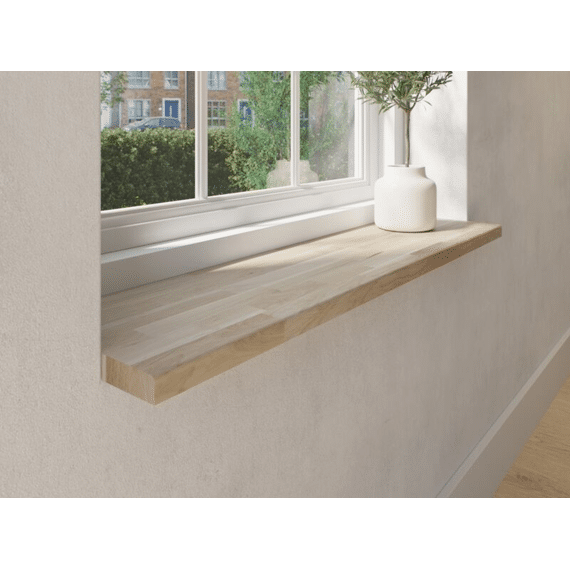 Vensterbank Massiek Eik 150x25x2.7cm