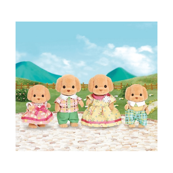 Sylvanian Families Poedel Familie