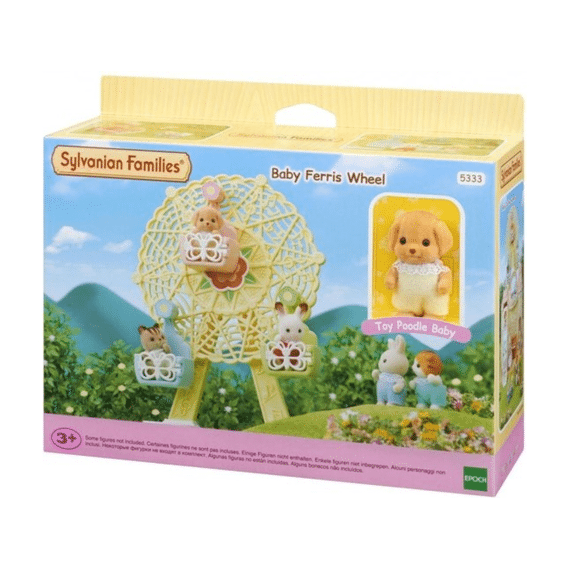 Sylvanian Families Het Grote Rad Met Poedel Baby