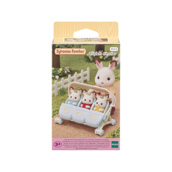Sylvanian Families Wandelwagen Drieling
