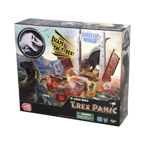 Jurassic World T-rex Panic Spel