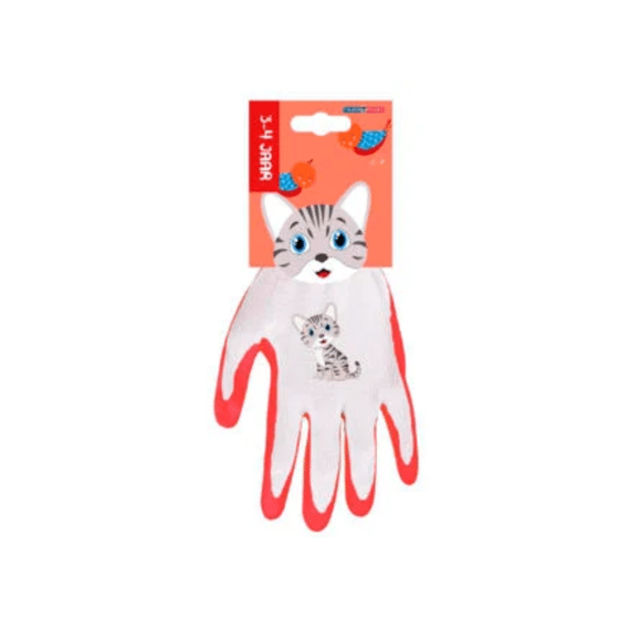 Tuinhandschoen voor kinderen 3-4 jaar Poes