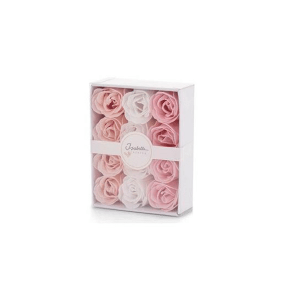 Badconfetti Roosjes Perzik, Roze, Wit Luxe Geschenkdoos