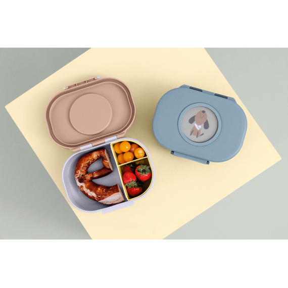 Lassig Style & Snack Lunchbox Pattern Party Blue/green