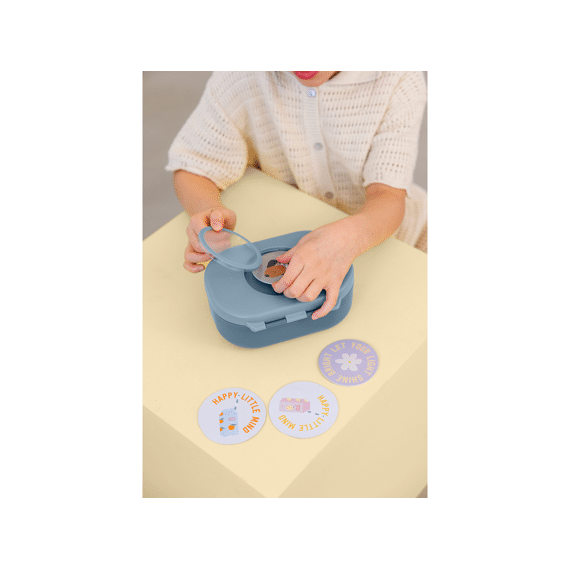 Lassig Style & Snack Lunchbox Pattern Party Blue/green