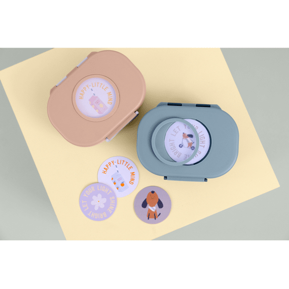 Lassig Style & Snack Lunchbox Pattern Party Rose/lilac