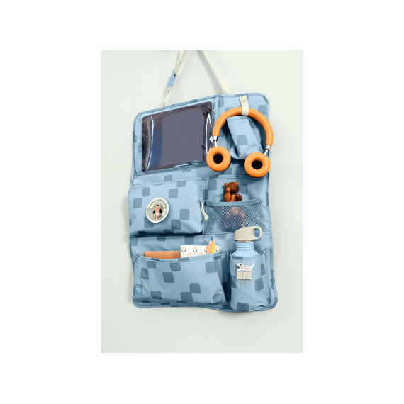 Lassig Car Wrap-to-go Pattern Party Blue