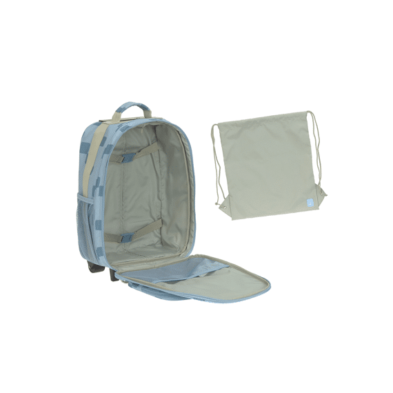 Lassig Trolley Pattern Party Blue