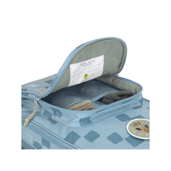 Lassig Trolley Pattern Party Blue