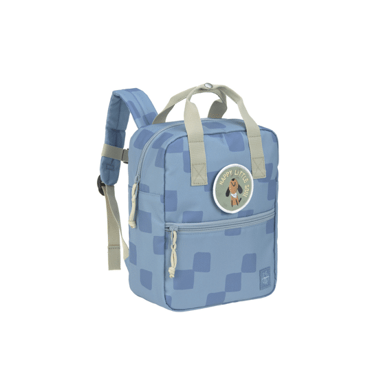 Lassig Mini Square Backpack Pattern Party Blue