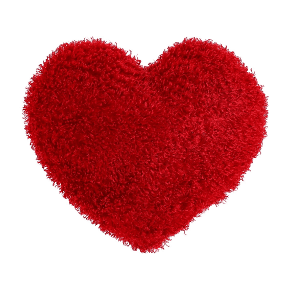 Kussen Love Heart 45x45cm Red