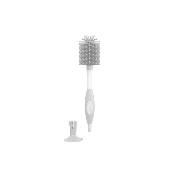 Dr. Brown's Flessenborstel Siliconen Grijs