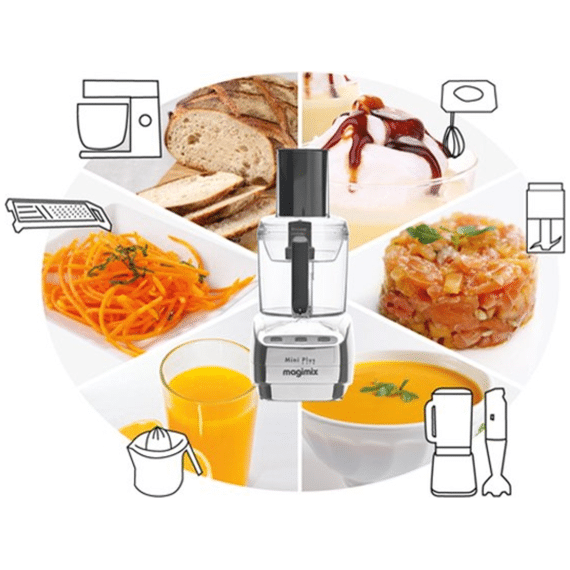 Magimix Keukenmachine Mini Plus Zwart