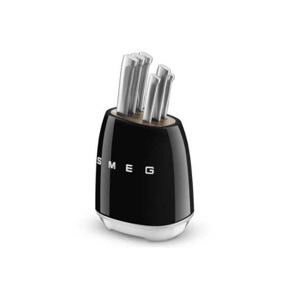 Smeg Messenblok Compleet 7-delig Zwart