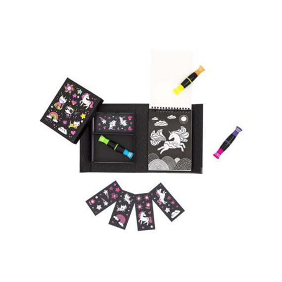 Tiger Tribe Neon Colouring Set Unicorn & Friends