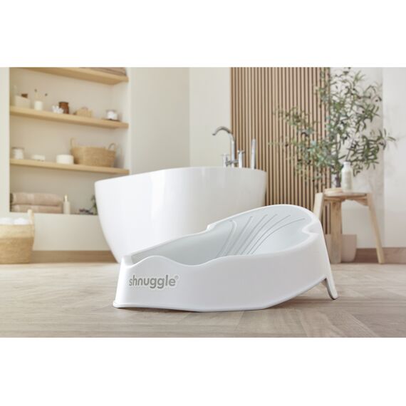 Shnuggle Newborn Support Badzit White Grey