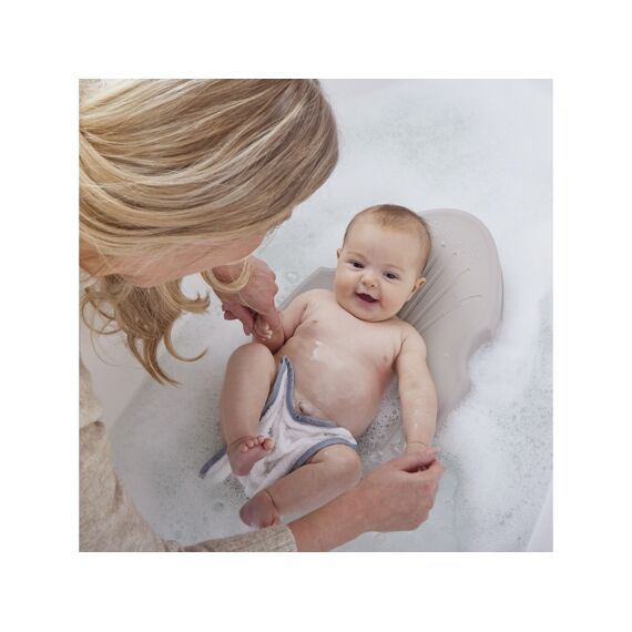 Shnuggle Newborn Support Badzit White Grey
